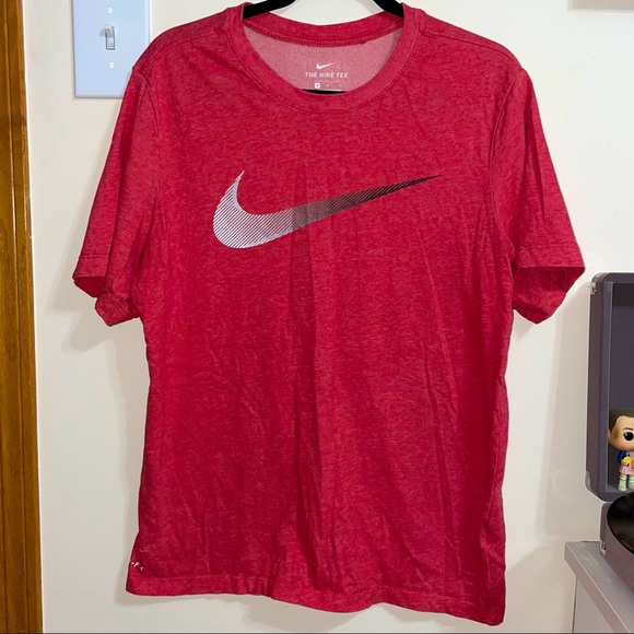 Nike Other - Red Nike Swoosh T-Shirt